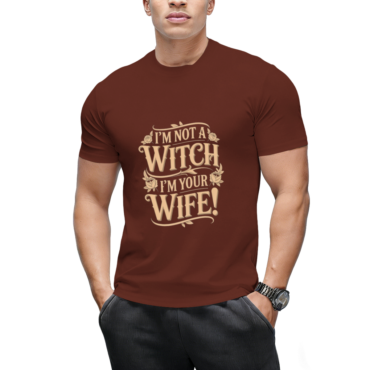 I'm Not a Witch - I'm Your Wife Graphic T-Shirt