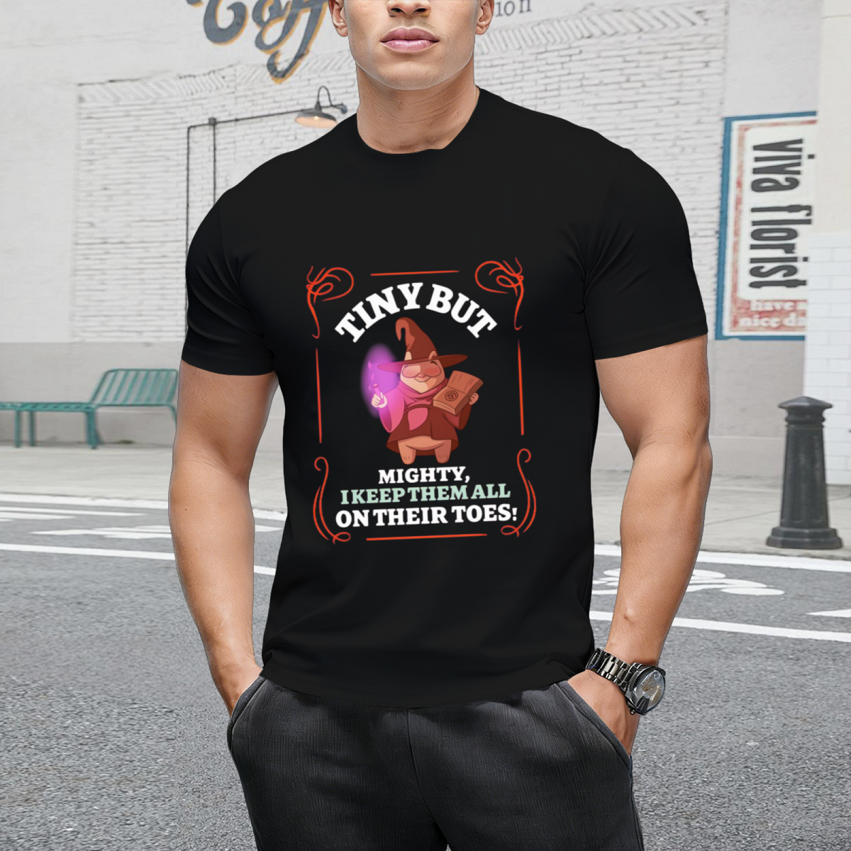 Youngest Keeps You on Your Toes Graphic T-Shirt