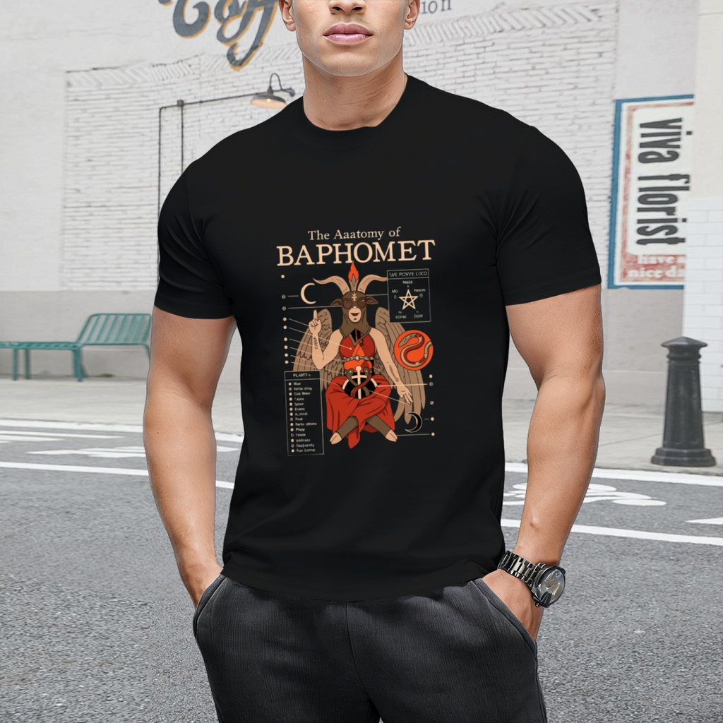 The Anatomy of Baphomet Graphic T-Shirt