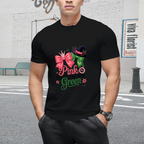 Pink Goes Good with Green Halloween Witch Women's Graphic T-Shirt
