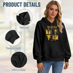 Hoodie product image with in utero four panel yellow angel artwork