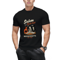 Salem Book Club Retro Halloween Graphic T-Shirt