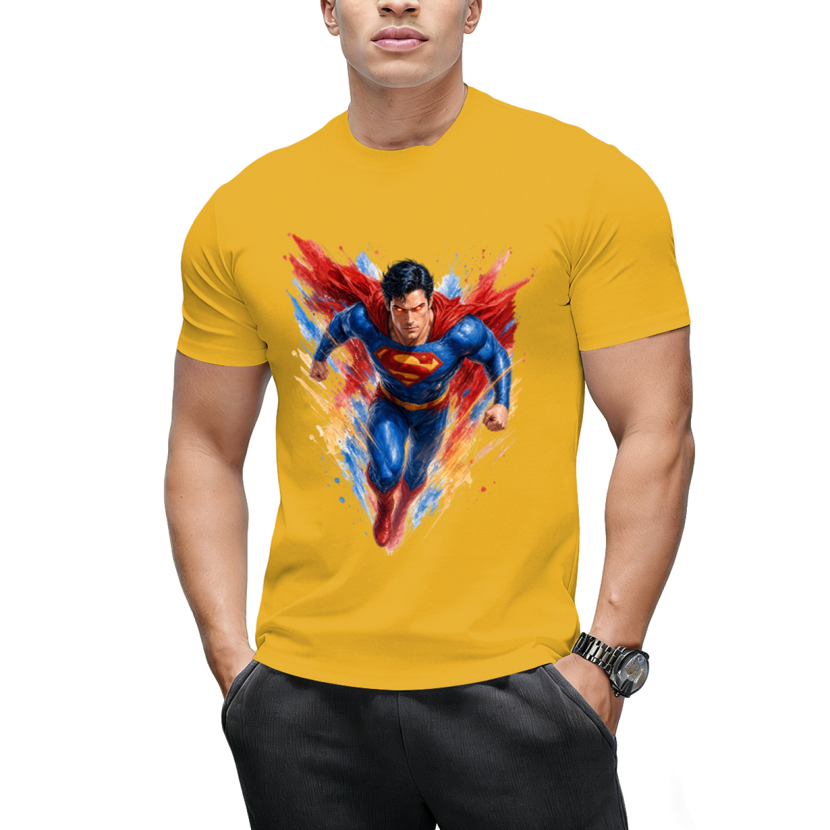 Golden Eyes Collage Men's T-Shirt for Gallery Visits