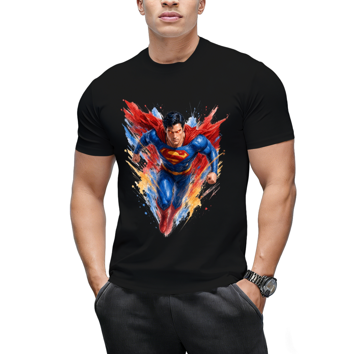 Golden Eyes Collage Men's T-Shirt for Gallery Visits
