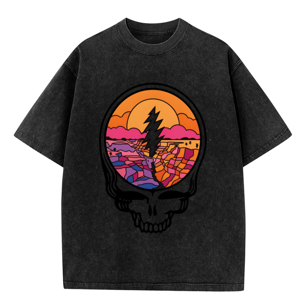 Grateful Dead Grateful Dead Music Artwork washed graphic T-shirt, product image
