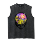 Grateful Dead-themed washed graphic tank top product image