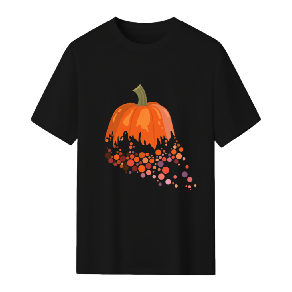 Pumpkin Dots Graphic T-Shirt
