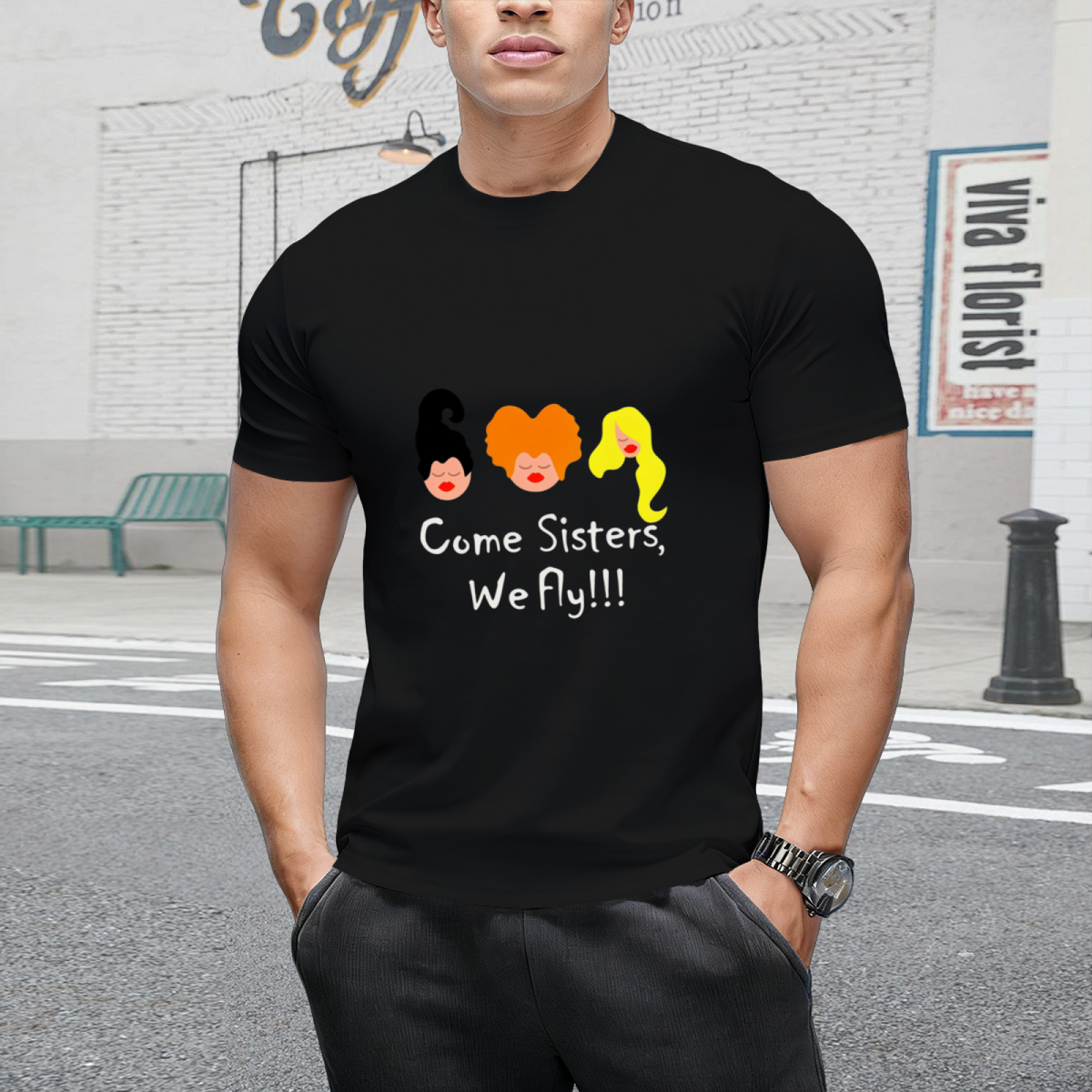 The Famous Witch Sisters Graphic T-Shirt
