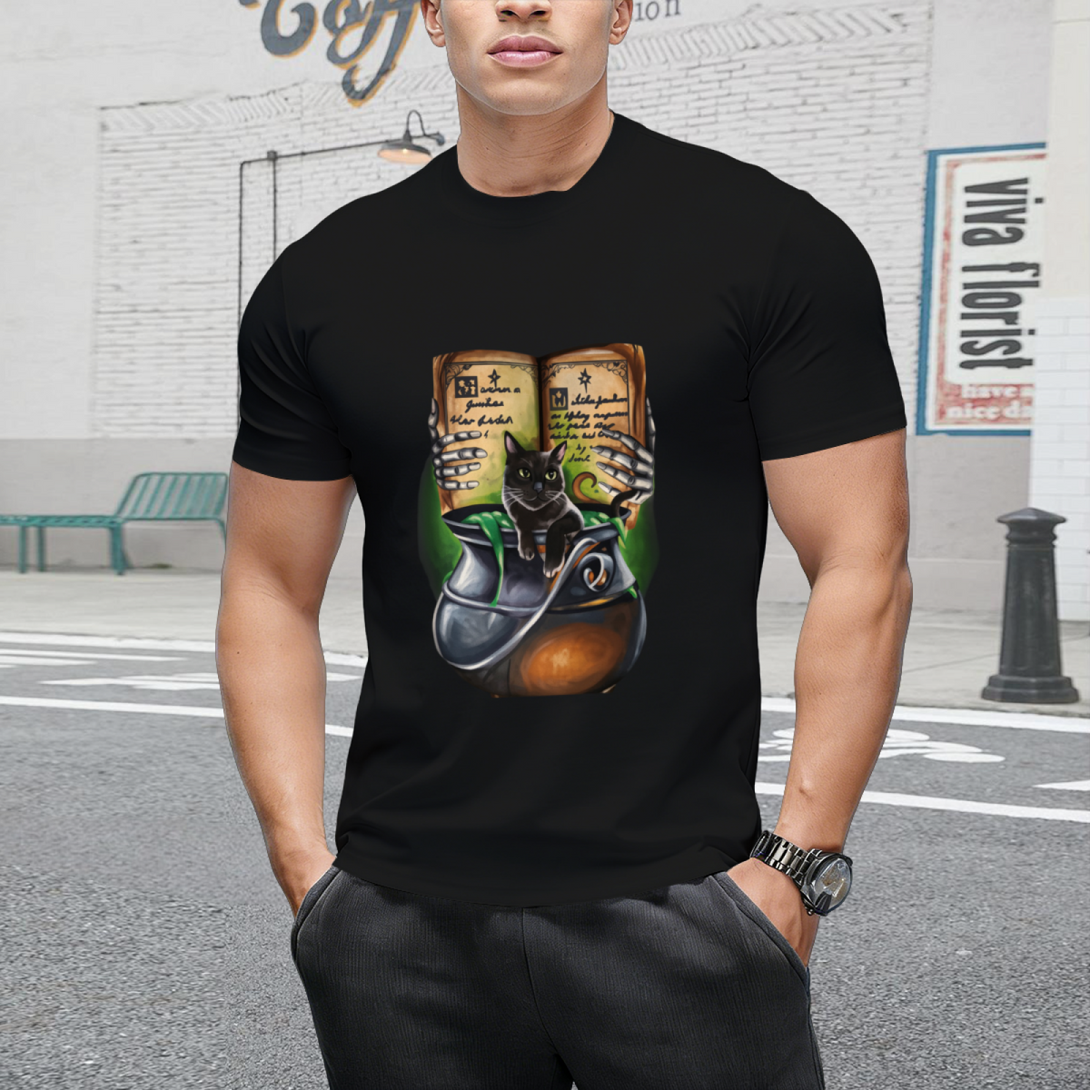 The Witch's Familiar Graphic T-Shirt
