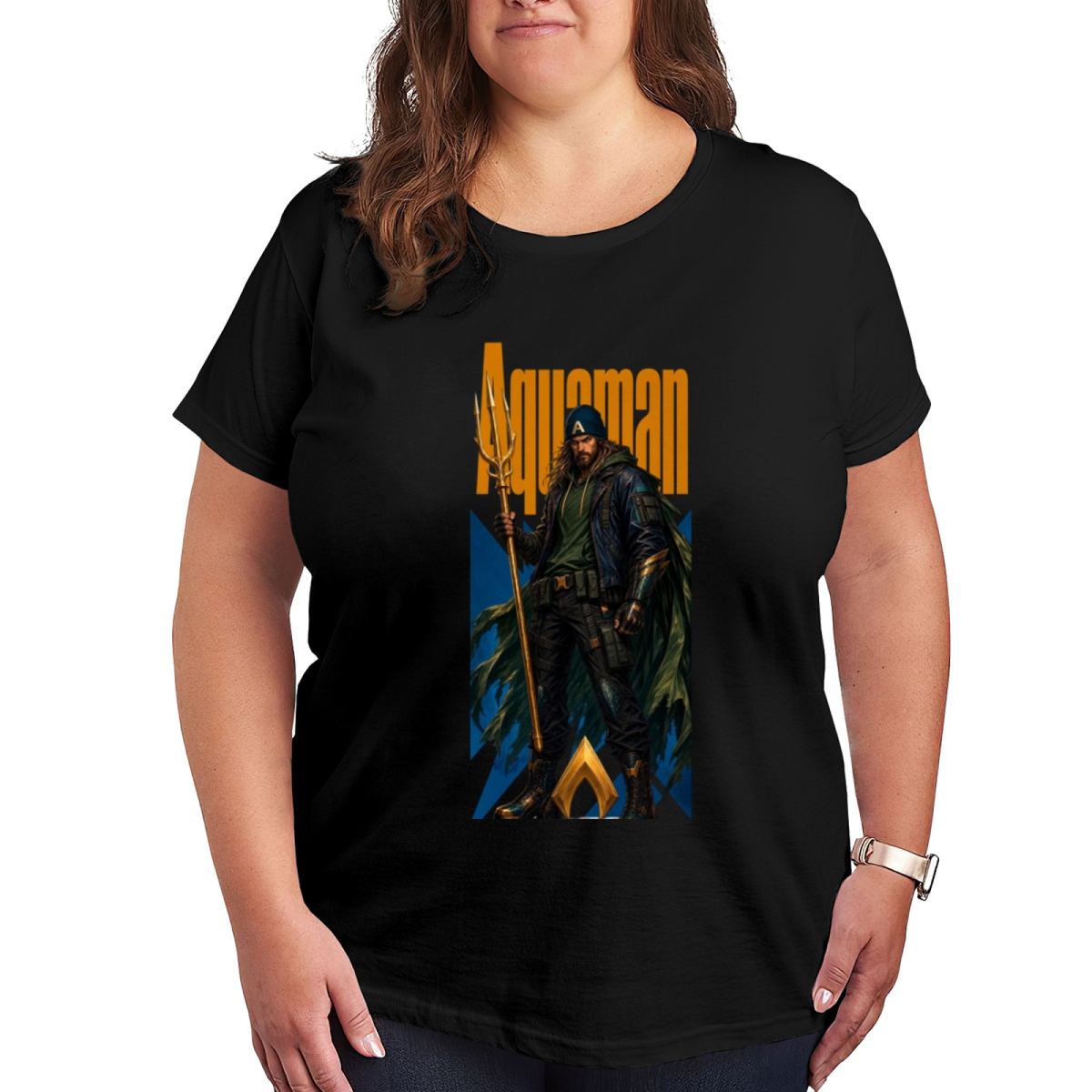 Hooded Trident Wanderer Women's T-Shirt for Streetwear