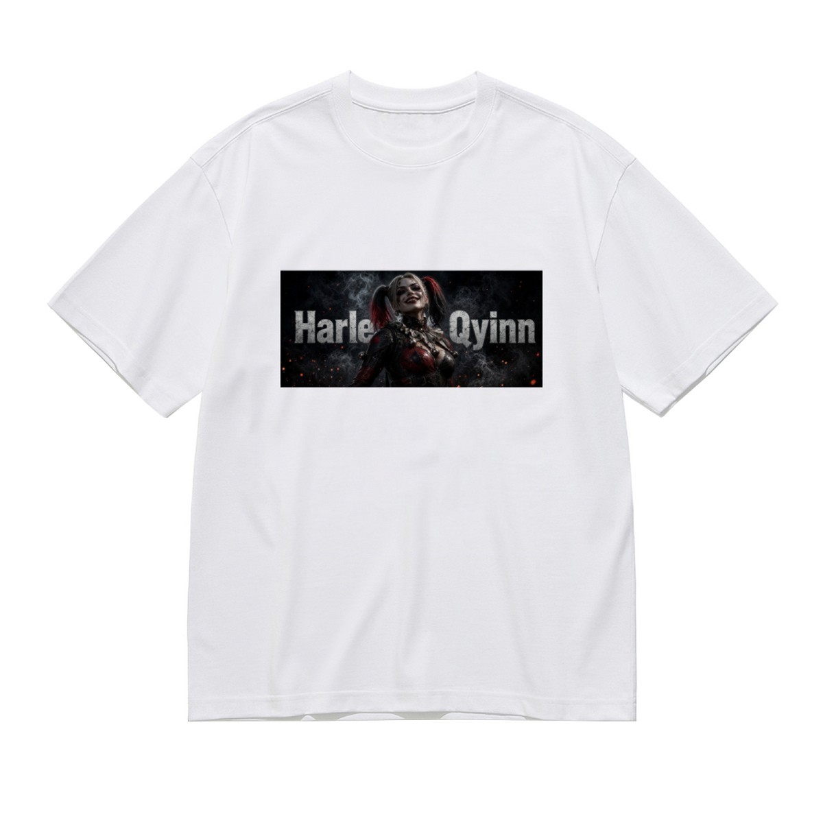 Smoky Pigtail Portrait Women's T-Shirt for Movie Nights