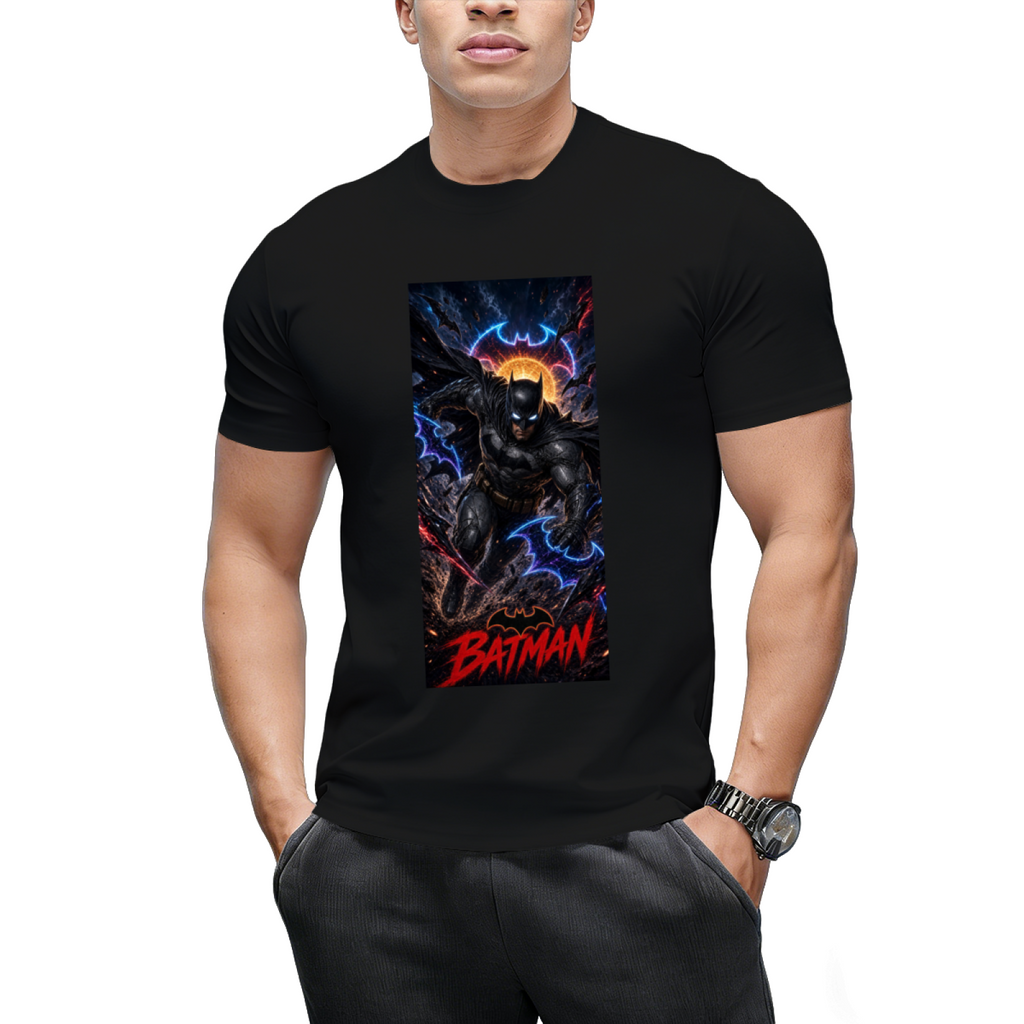 Winged Lightning Charge Men's T-Shirt for Streetwear