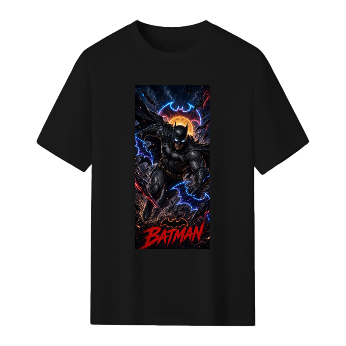 Winged Lightning Charge Men's T-Shirt for Streetwear