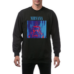 Artwork preview for Nirvana Red Blue Anatomy Crewneck Sweatshirt