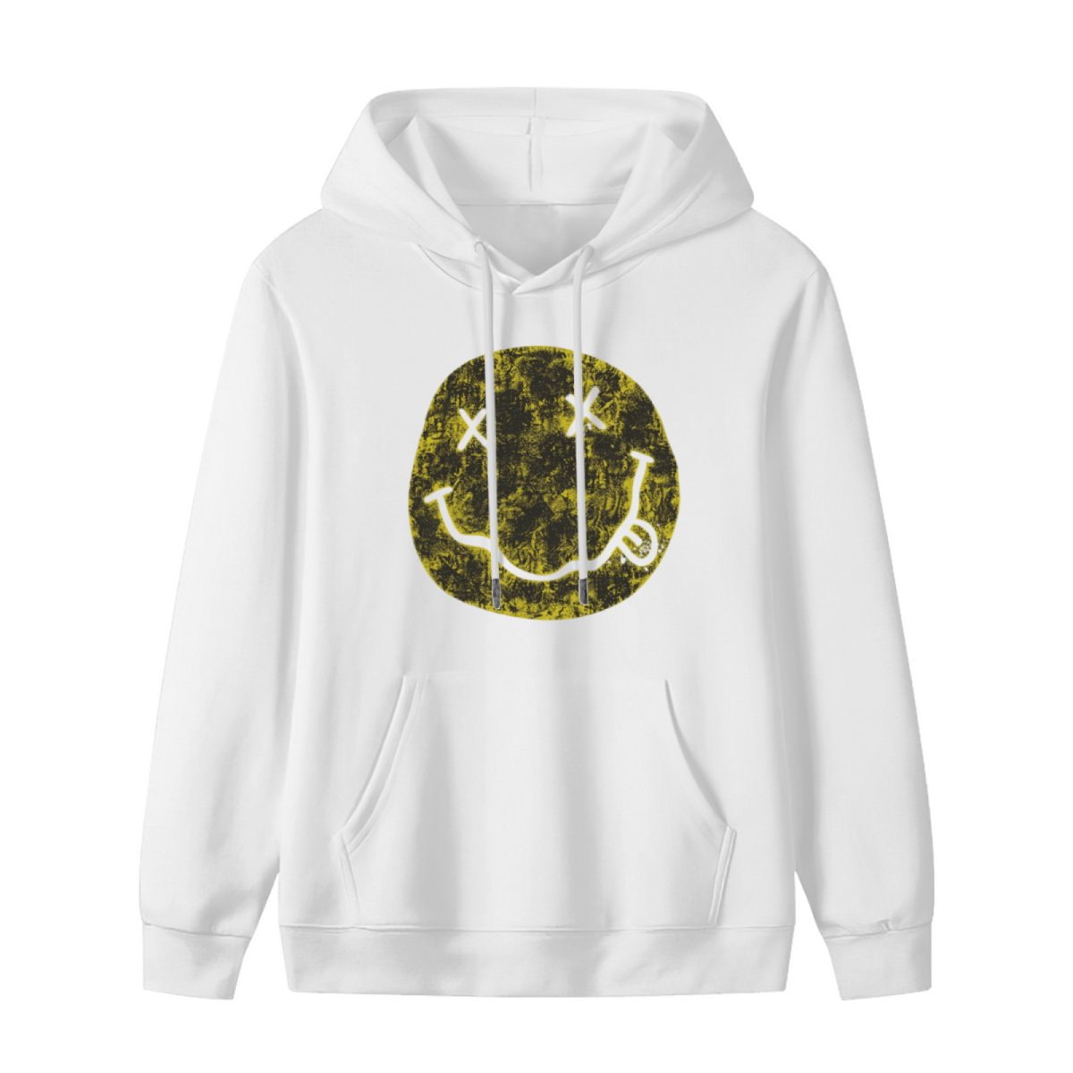Nirvana Distressed Smiley Face Hoodie