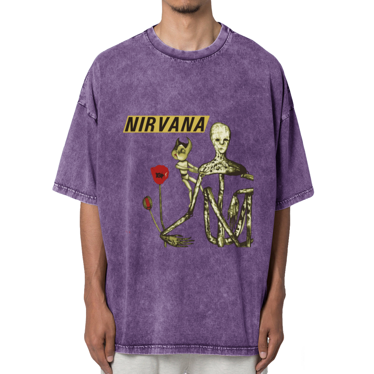 Nirvana Incesticide Album Washed Graphic Tee