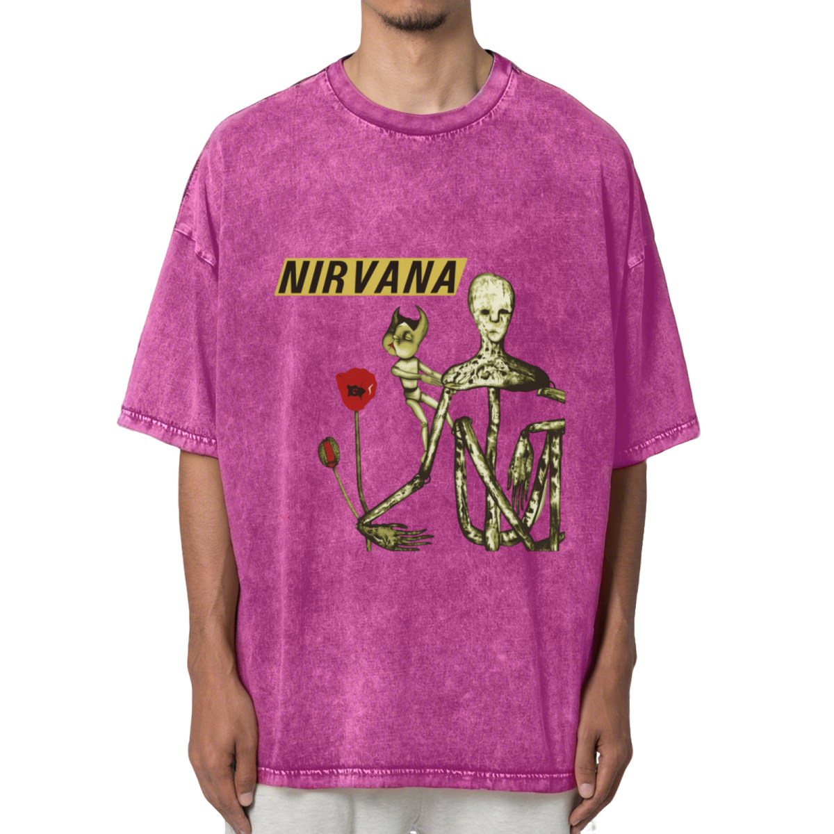 Nirvana Incesticide Album Washed Graphic Tee