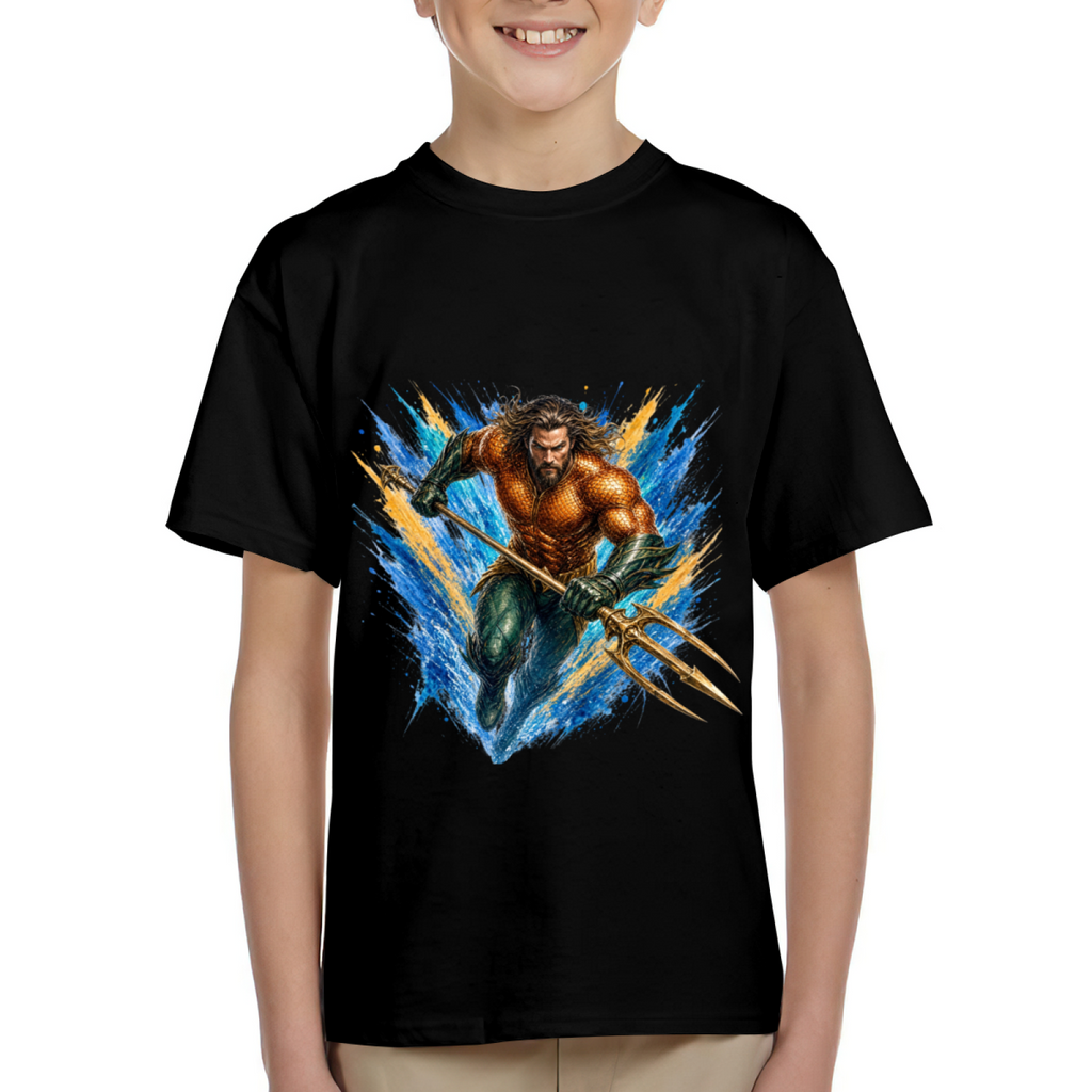Trident Wave Charge Kid's T-Shirt for Beach Trips