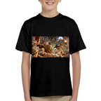 Shield and Moonlight Kid's T-Shirt for Halloween Nights