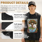 Grateful Dead washed graphic tank top with 60th Anniversary Tie Dye graphic