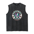 Grateful Dead washed graphic tank top with Blue With A Logo graphic