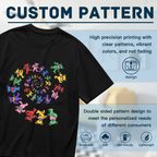Grateful Dead Spiral Dancing Bears Tie Dye graphic T-shirt product image
