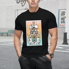 Rainbow Tarot the Chariot Graphic T-Shirt