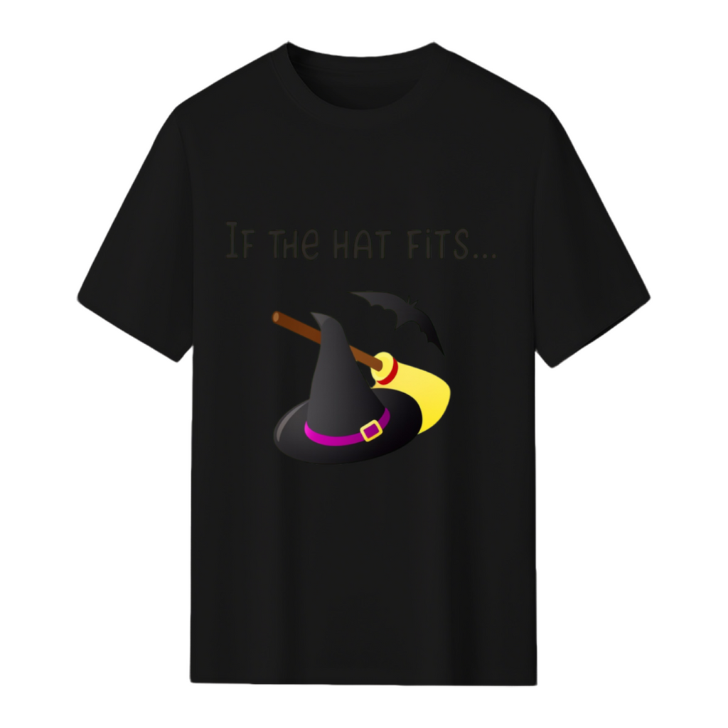 If the Hat Fits Witch Hat Graphic T-Shirt