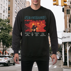 Artwork preview for Nirvana Nevermind Red Graphic Crewneck Sweatshirt