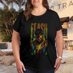 Yellow X Lightning Art Women's T-Shirt for Music Festivals