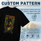 Yellow X Lightning Art Women's T-Shirt for Music Festivals