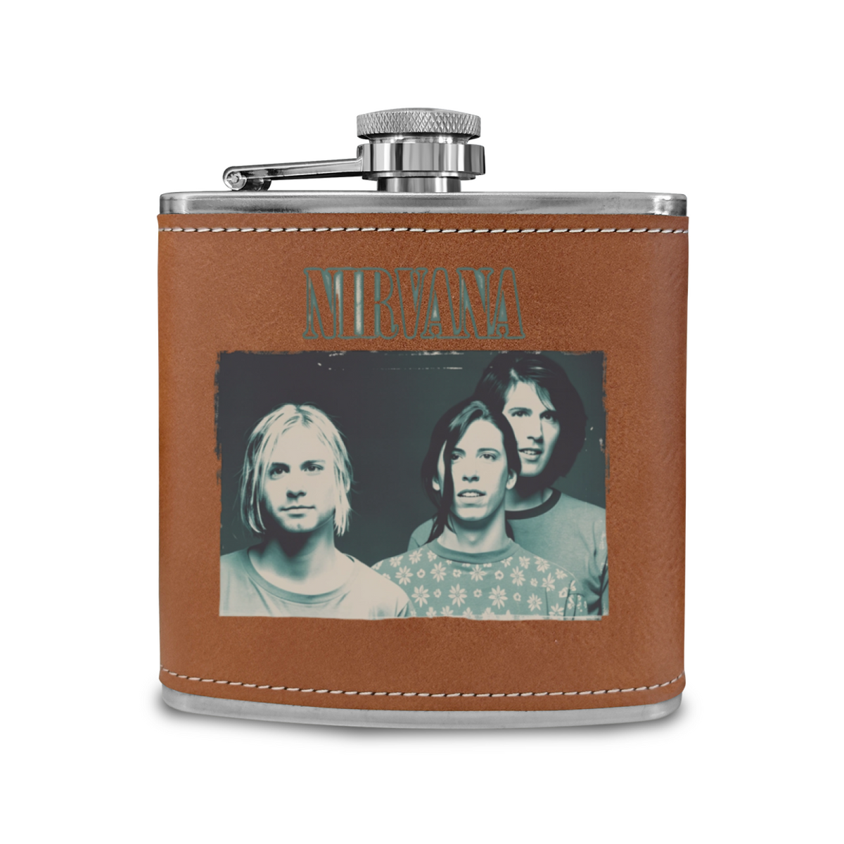 Nirvana Erode 6oz Vintage Stainless Steel Hip Flask