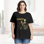 Graphic T-shirt product image with incesticide doll and poppy artwork