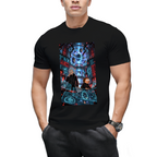 Hologram City Escape Men's T-Shirt for Gaming Events