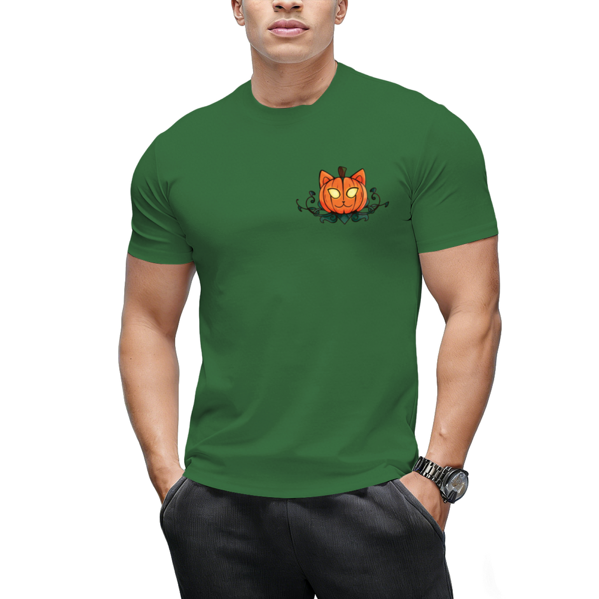Pumpki-kitty! Graphic T-Shirt