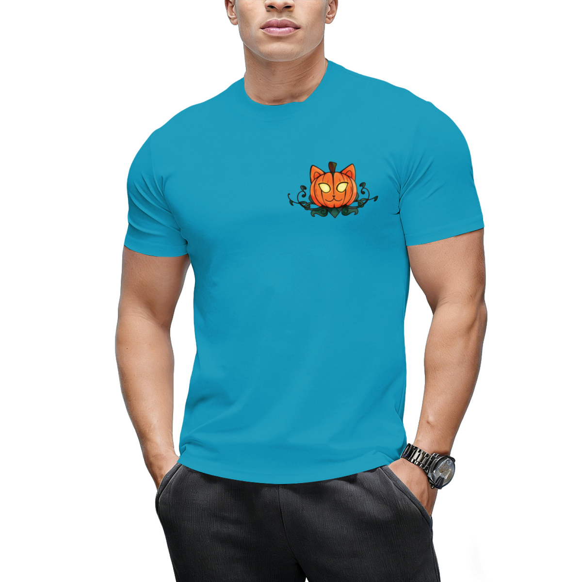 Pumpki-kitty! Graphic T-Shirt