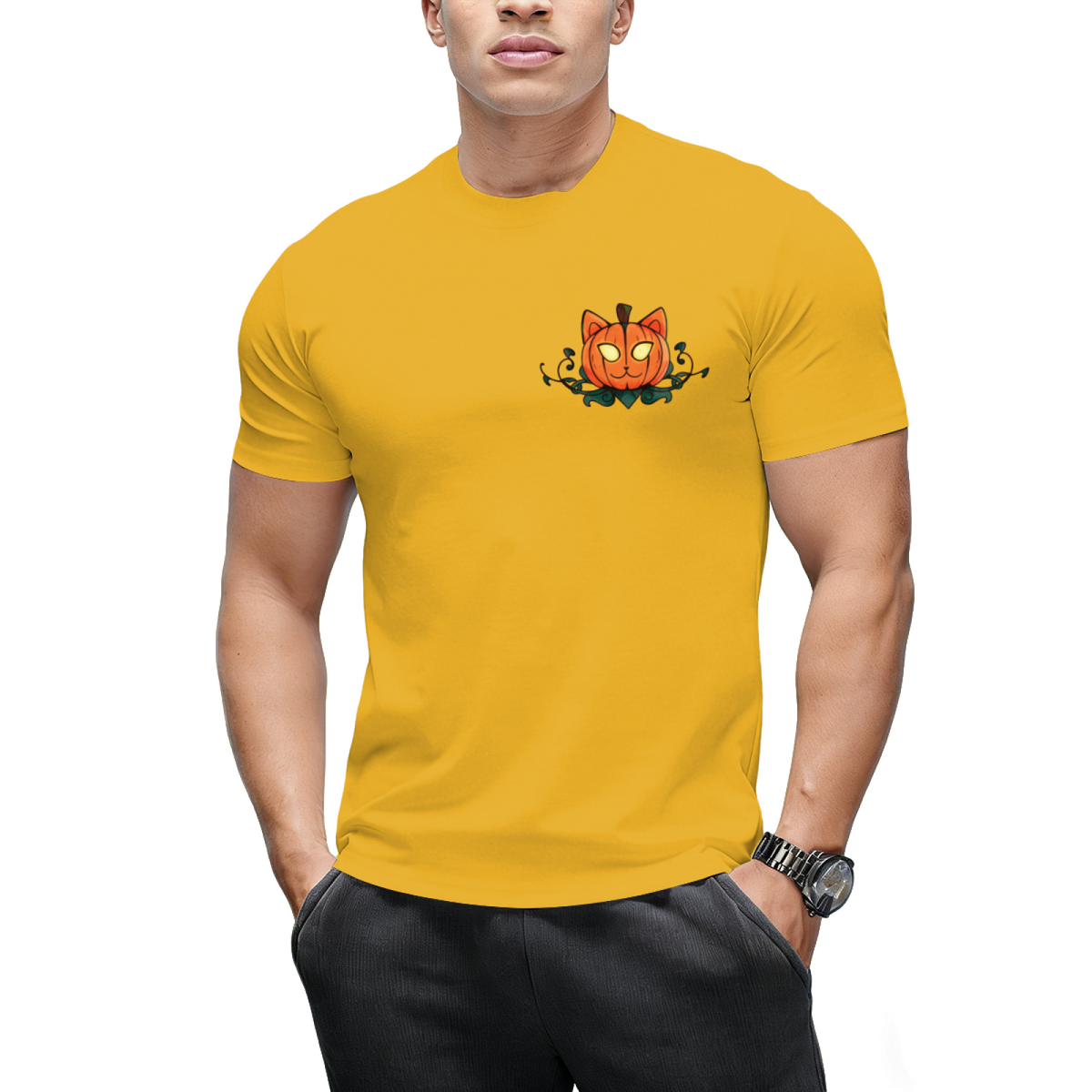 Pumpki-kitty! Graphic T-Shirt