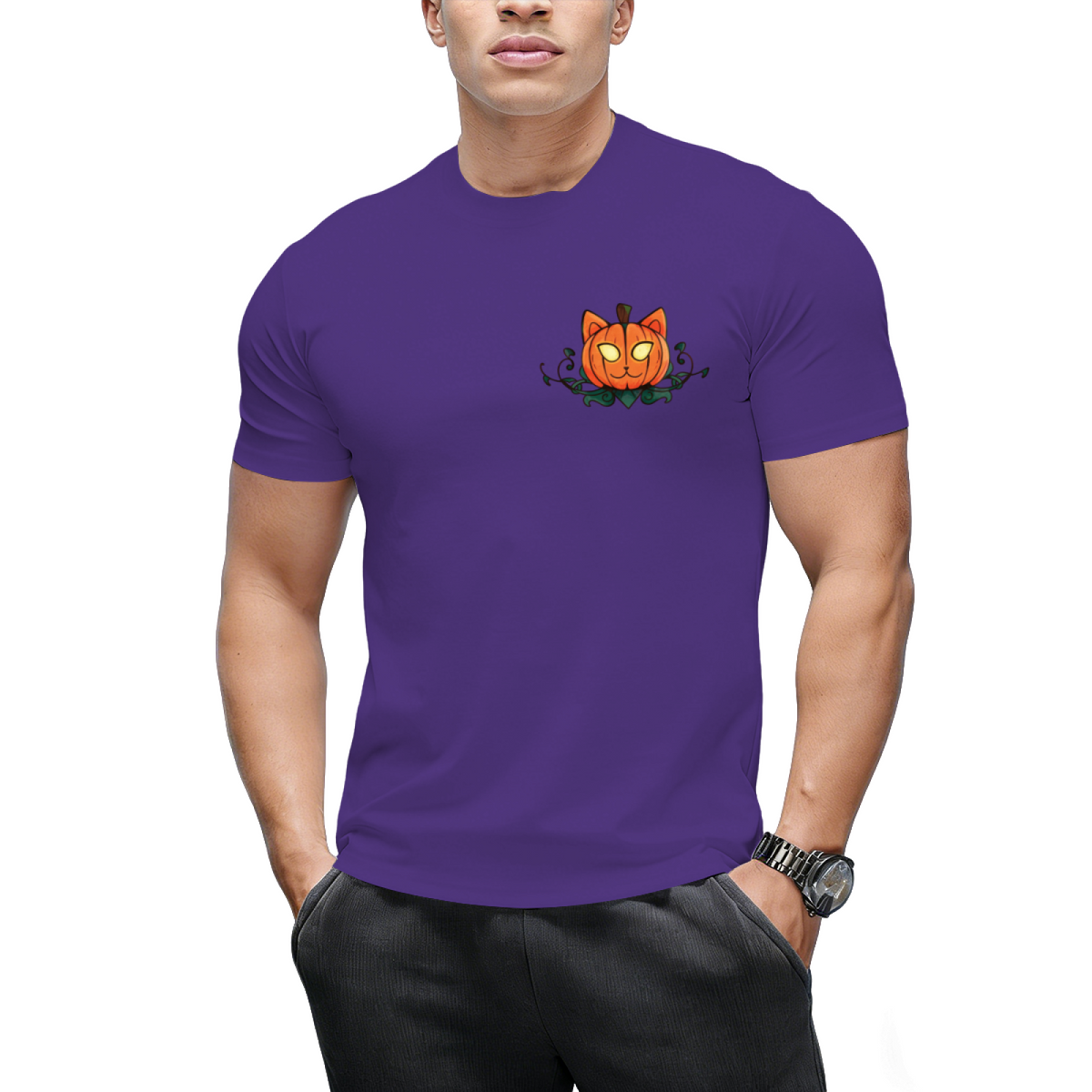 Pumpki-kitty! Graphic T-Shirt