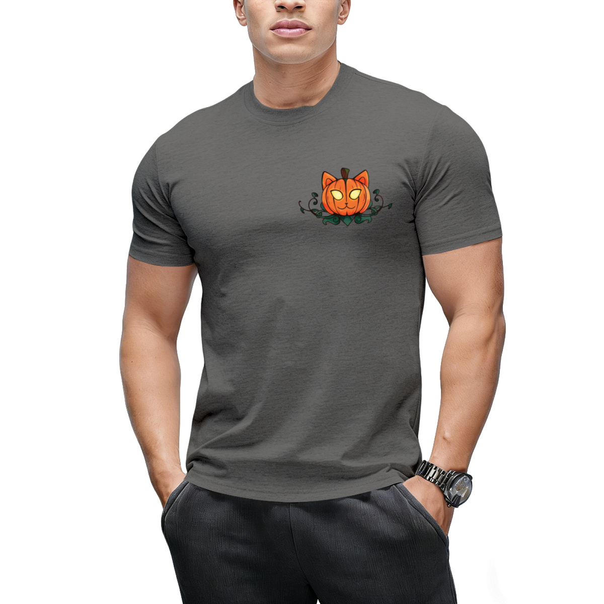 Pumpki-kitty! Graphic T-Shirt