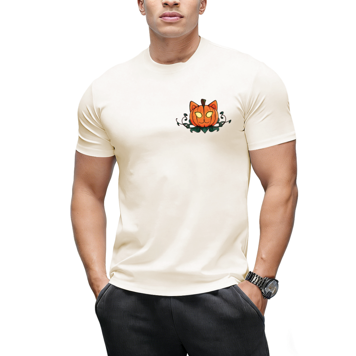 Pumpki-kitty! Graphic T-Shirt