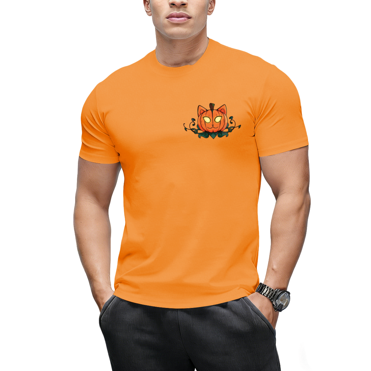 Pumpki-kitty! Graphic T-Shirt