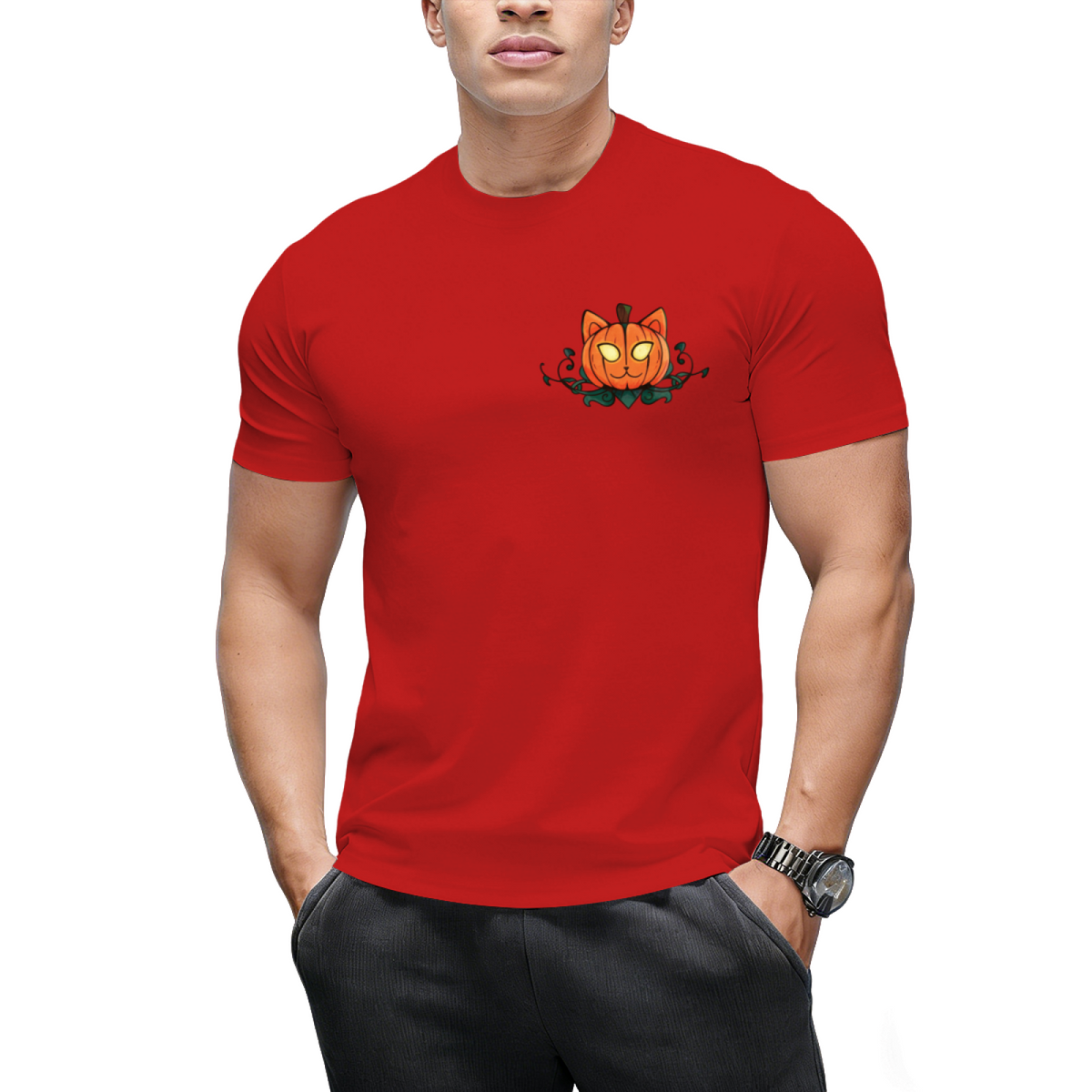 Pumpki-kitty! Graphic T-Shirt