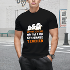 Nothing Scares Me - Fifth Grade Teacher Halloween Graphic T-Shirt