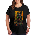 Green X Mask Graffiti Women's T-Shirt for Streetwear