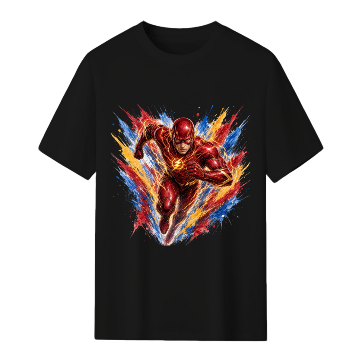 Lightning Newsprint Men's T-Shirt for Weekend Plans