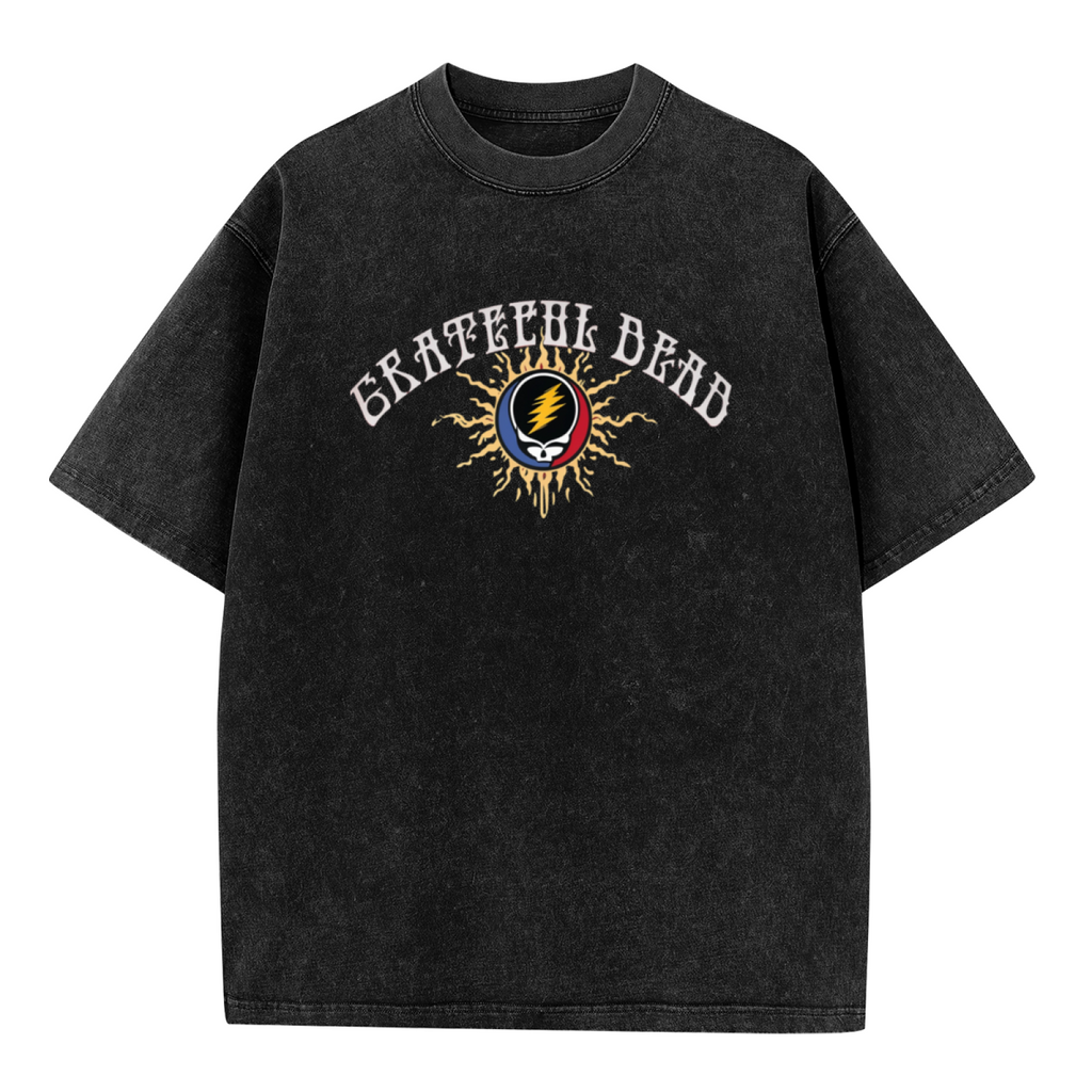 Grateful Dead Flames SYF washed graphic T-shirt, product image