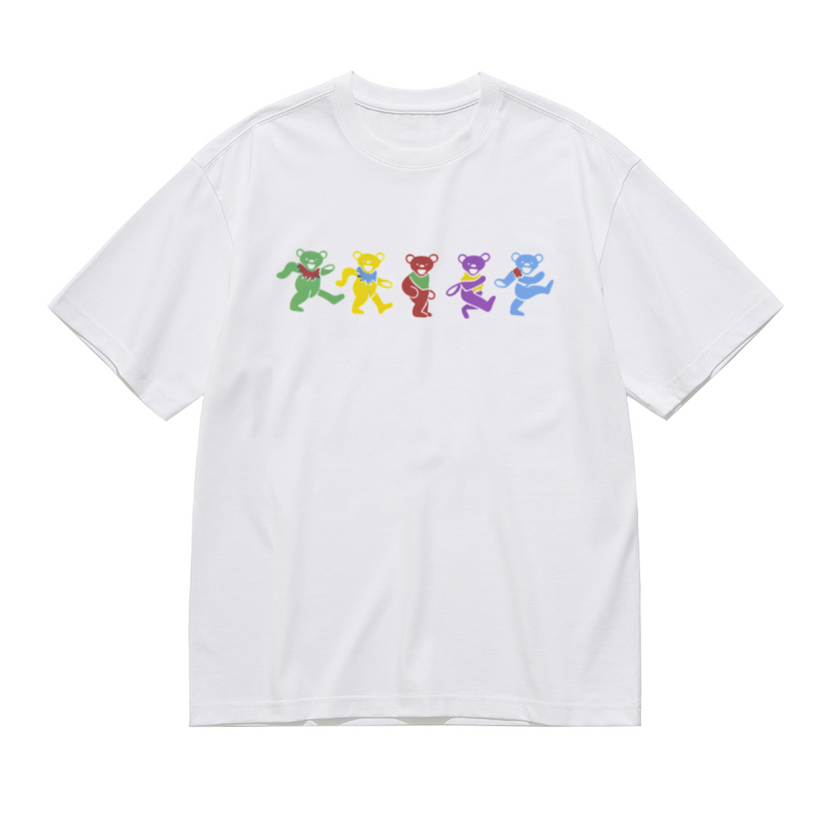 Grateful Dead Dancing Bears Navy Graphic T-Shirt