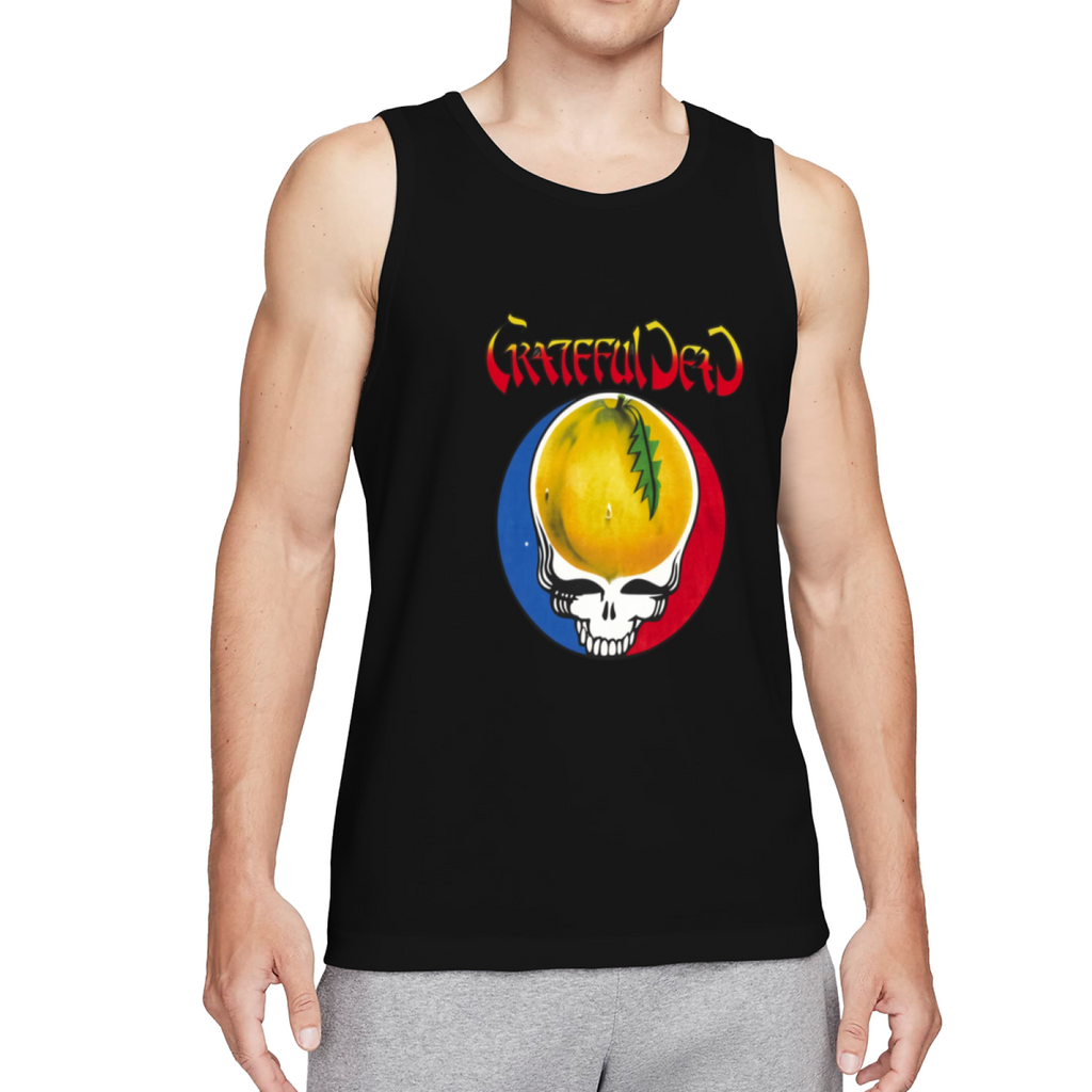 Grateful Dead Yellow Pomelo Stealie graphic tank top product image