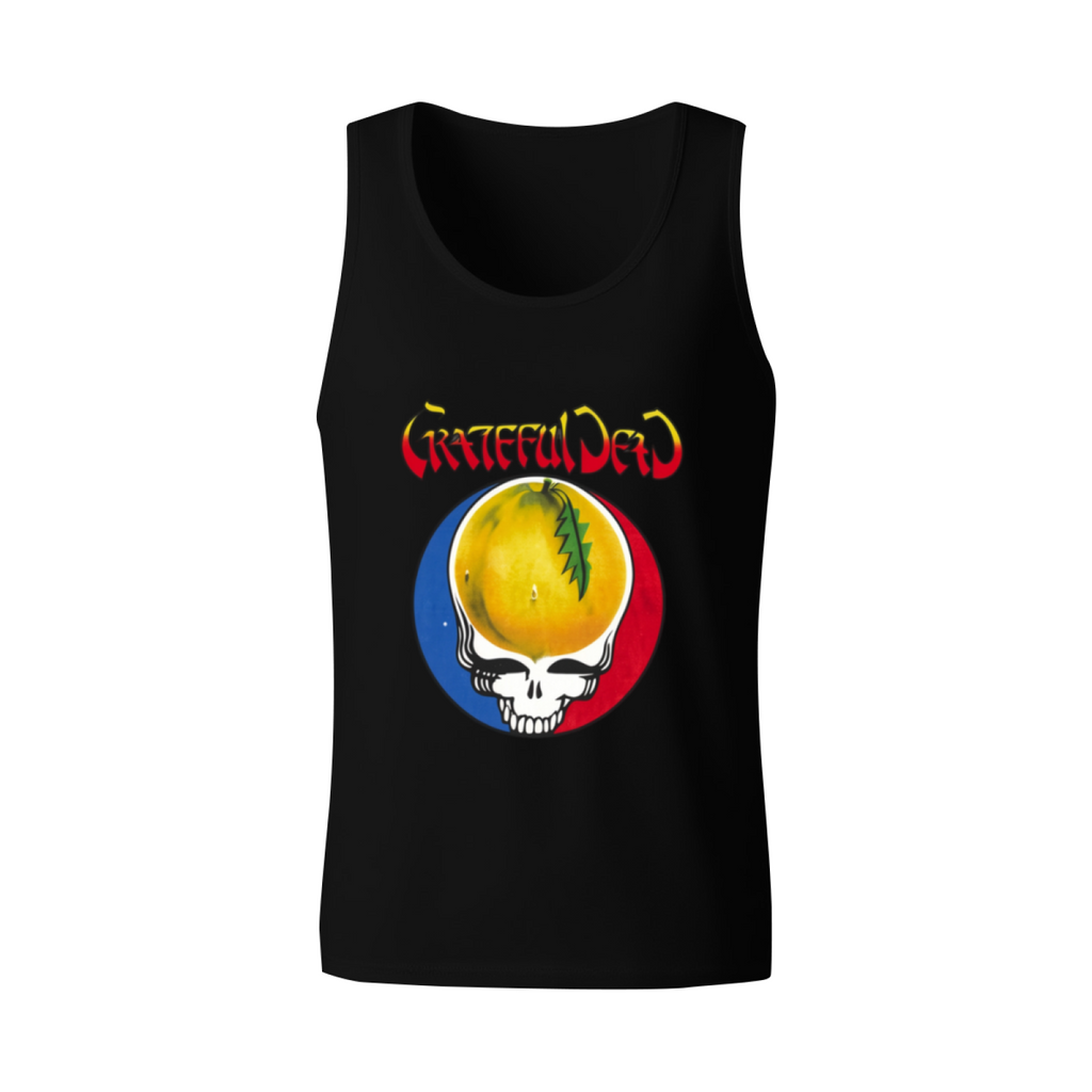 Grateful Dead Yellow Pomelo Stealie graphic tank top product image