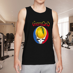 Grateful Dead Yellow Pomelo Stealie graphic tank top product image